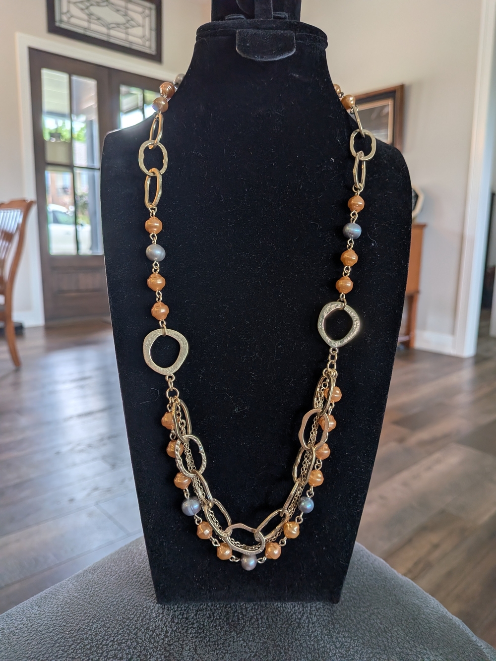 Premier‎ Designs Atlantis Vintage Multi Strand Statement Necklace